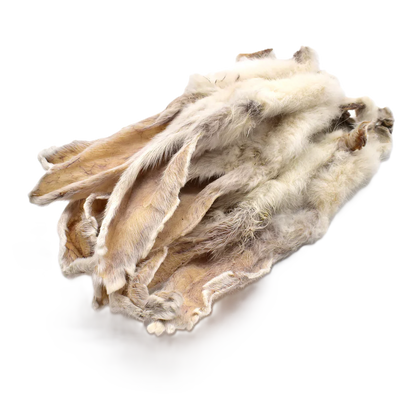 Oreilles de lapin AVEC ou SANS poils ~ 100gr