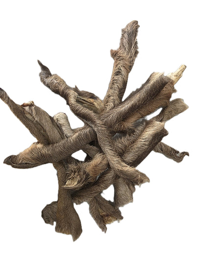 Peau de cerf 15CM AVEC ou SANS POILS 100 grs